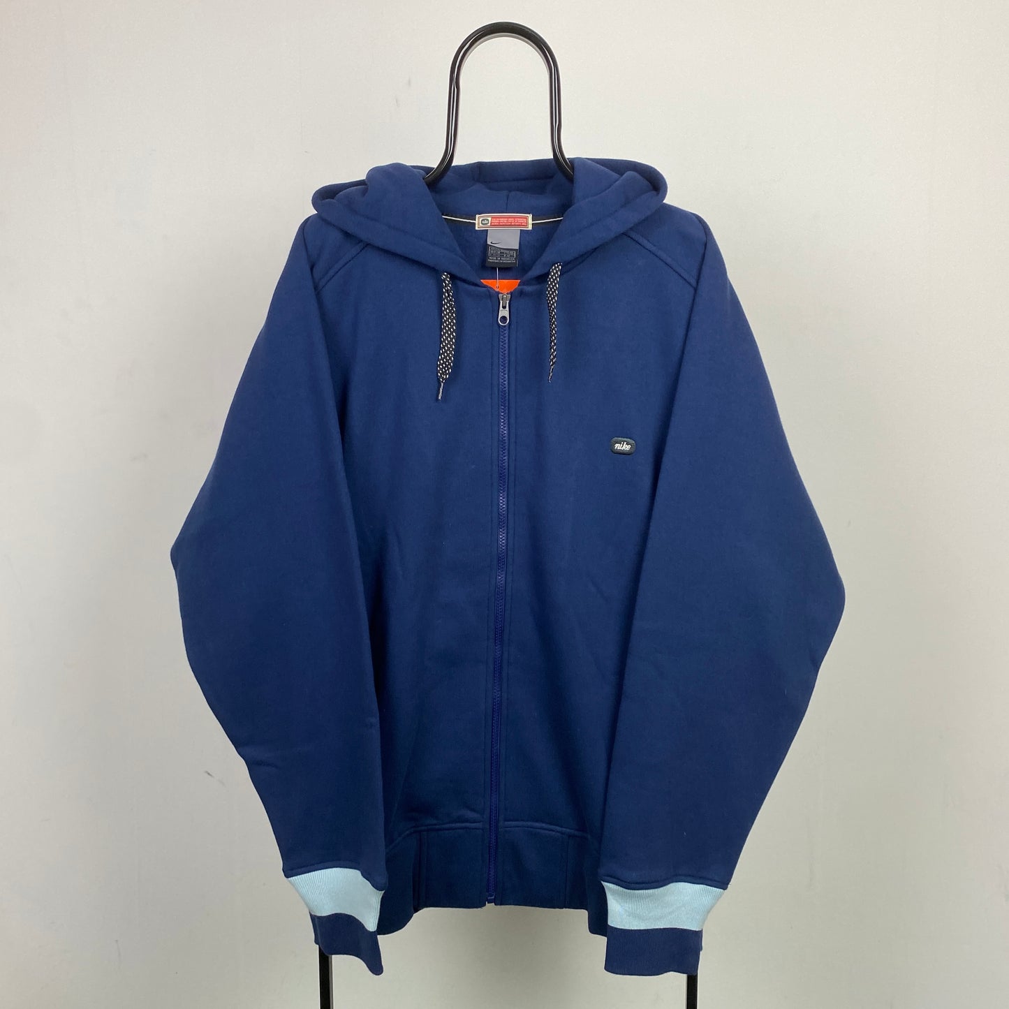 00s Nike Hoodie Blue XXL