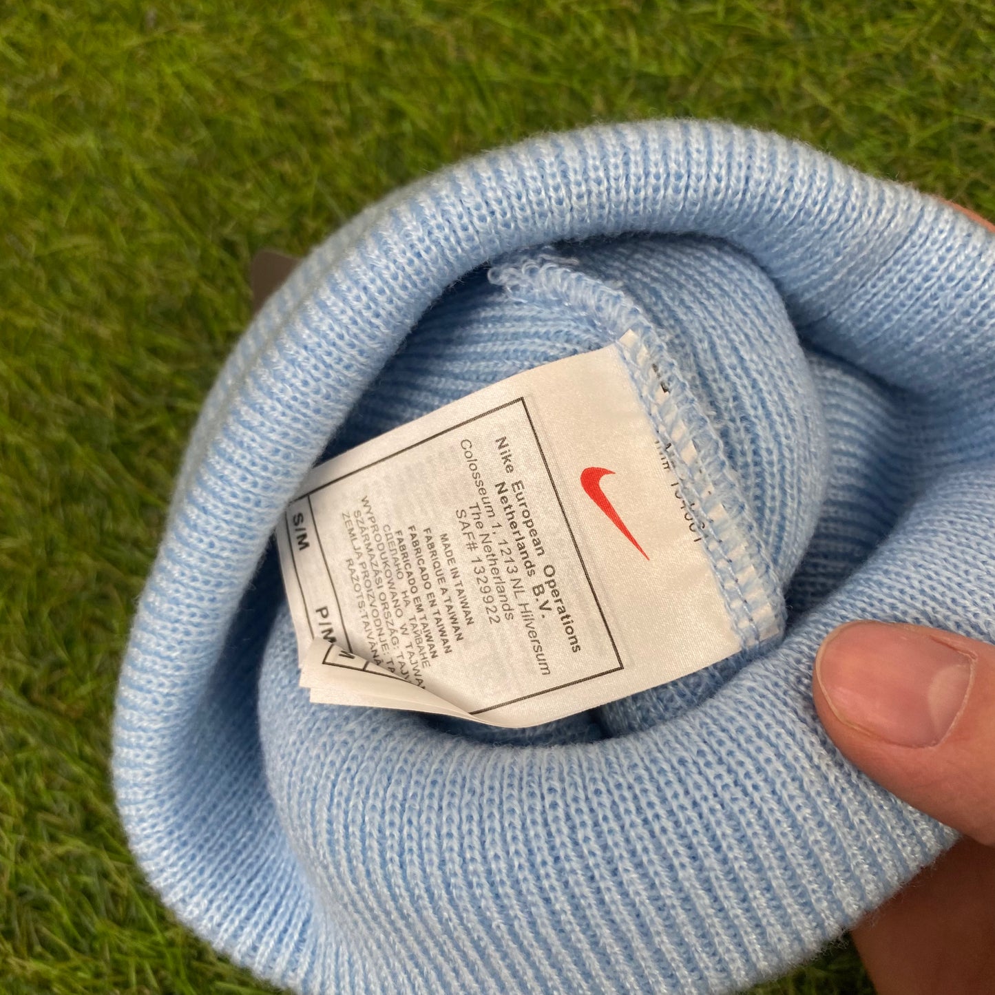 00s Nike Beanie Hat Baby Blue