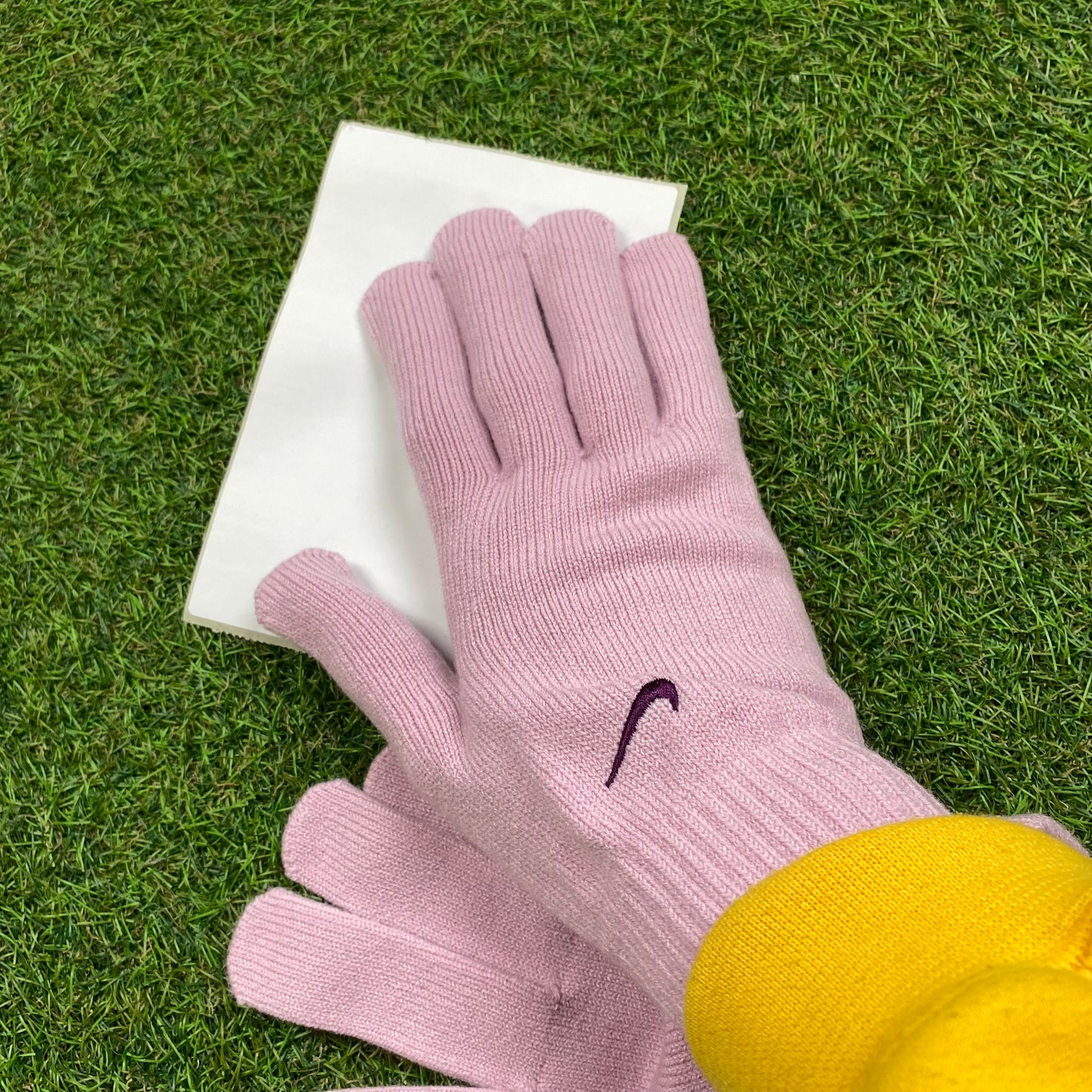 Vintage Nike Fleece Gloves Pink