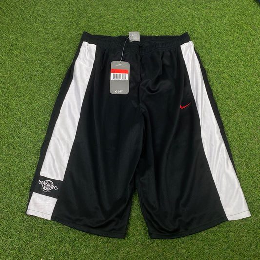 00s Nike Basketball Shorts Black Small