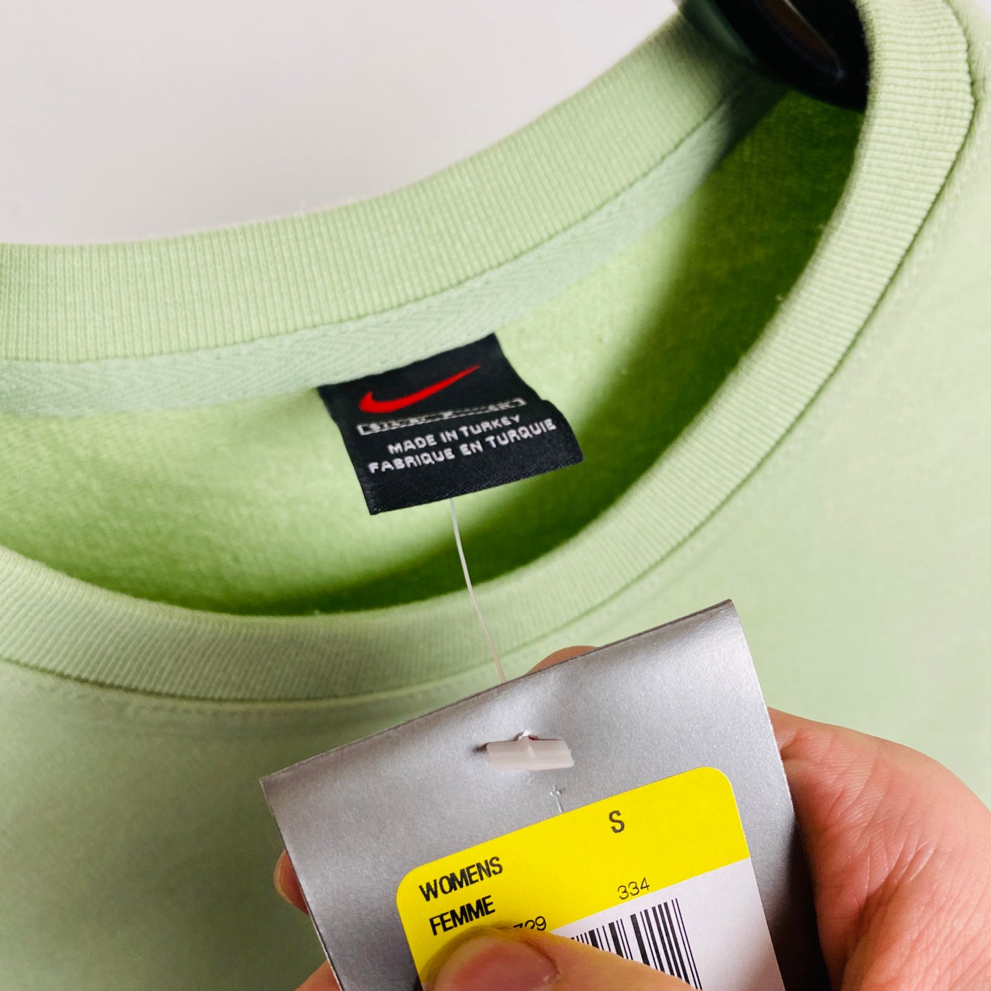 90s Nike Sweatshirt Sage Green Small