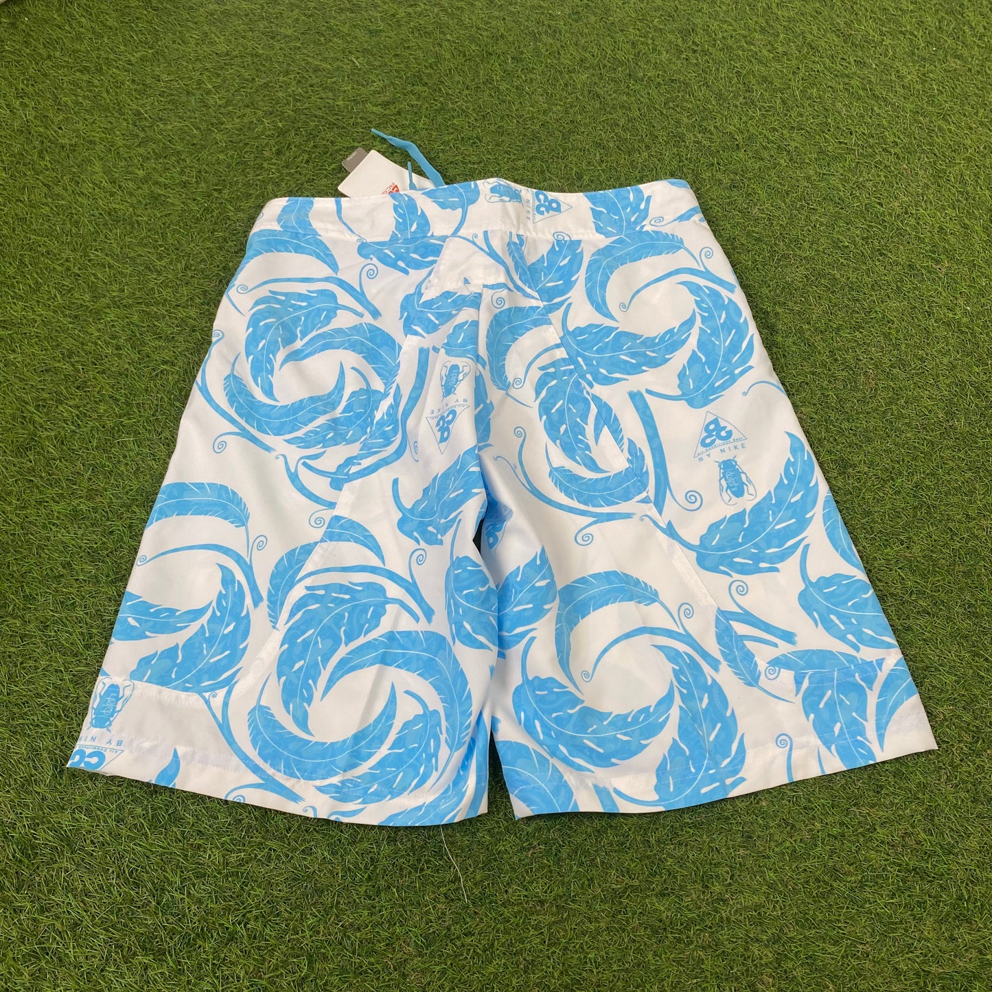 00s Nike ACG Beach Swim Shorts Blue Small