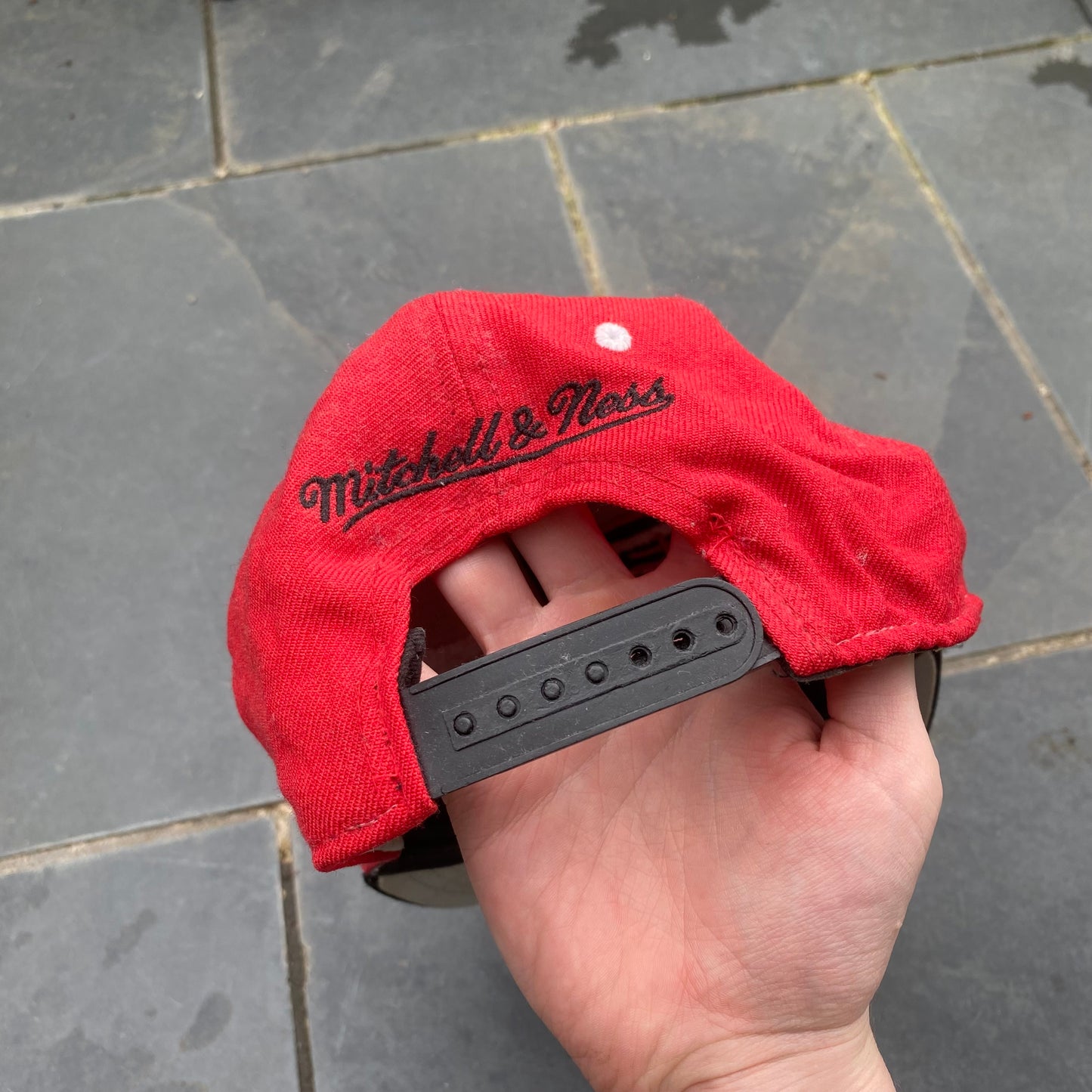 Retro Chicago Bulls Snapback Hat Cap Black