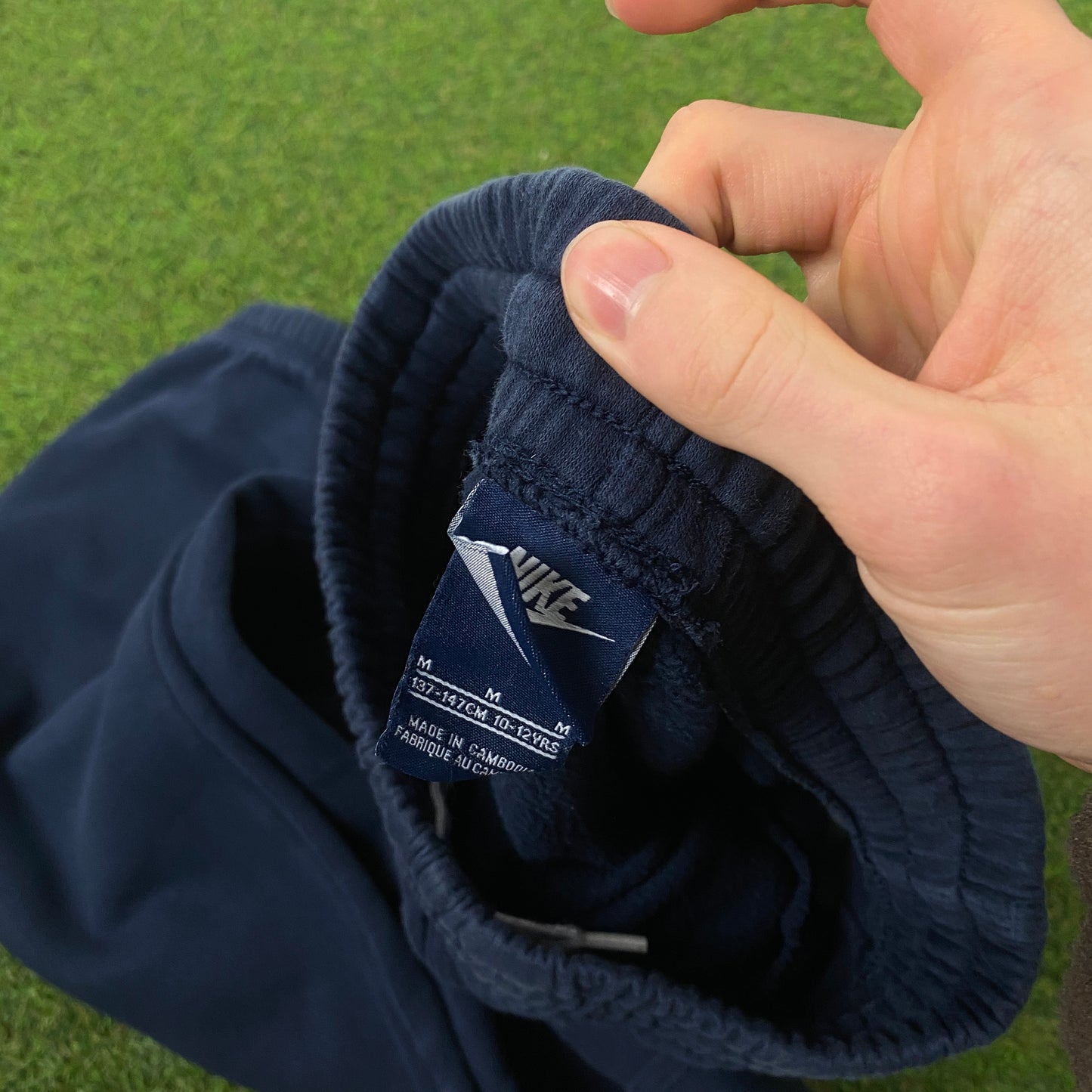 00s Nike Cotton Joggers Blue XS