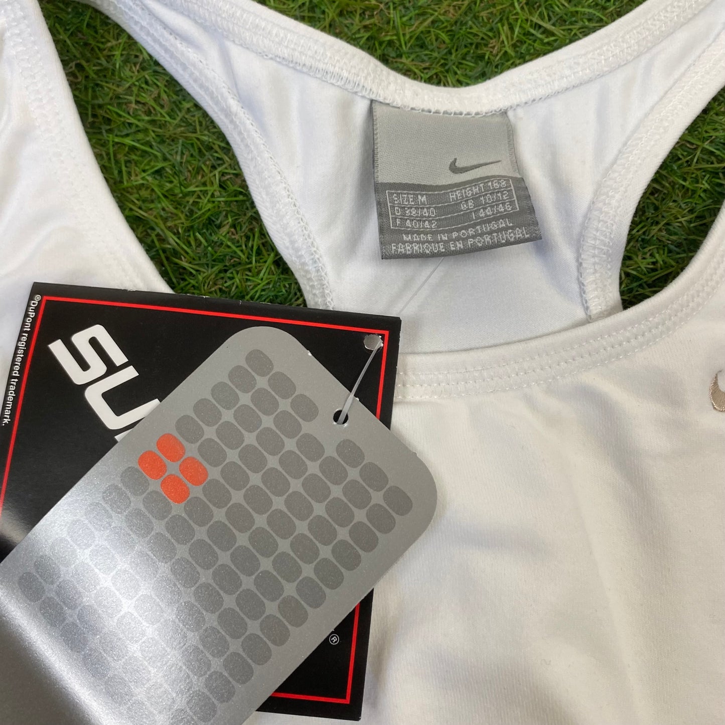Vintage Nike Sports Bra White Medium 8-10