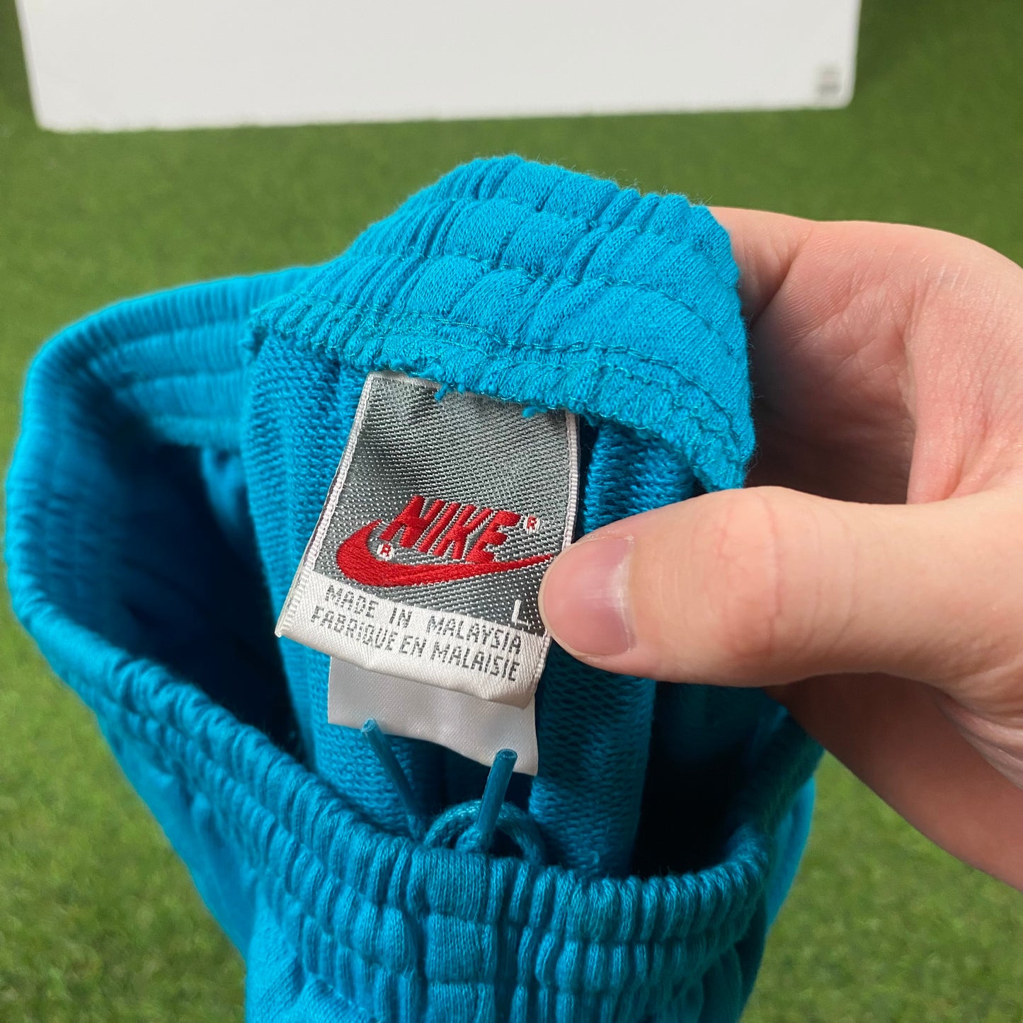 Deadstock 90s Nike Shorts Blue Large