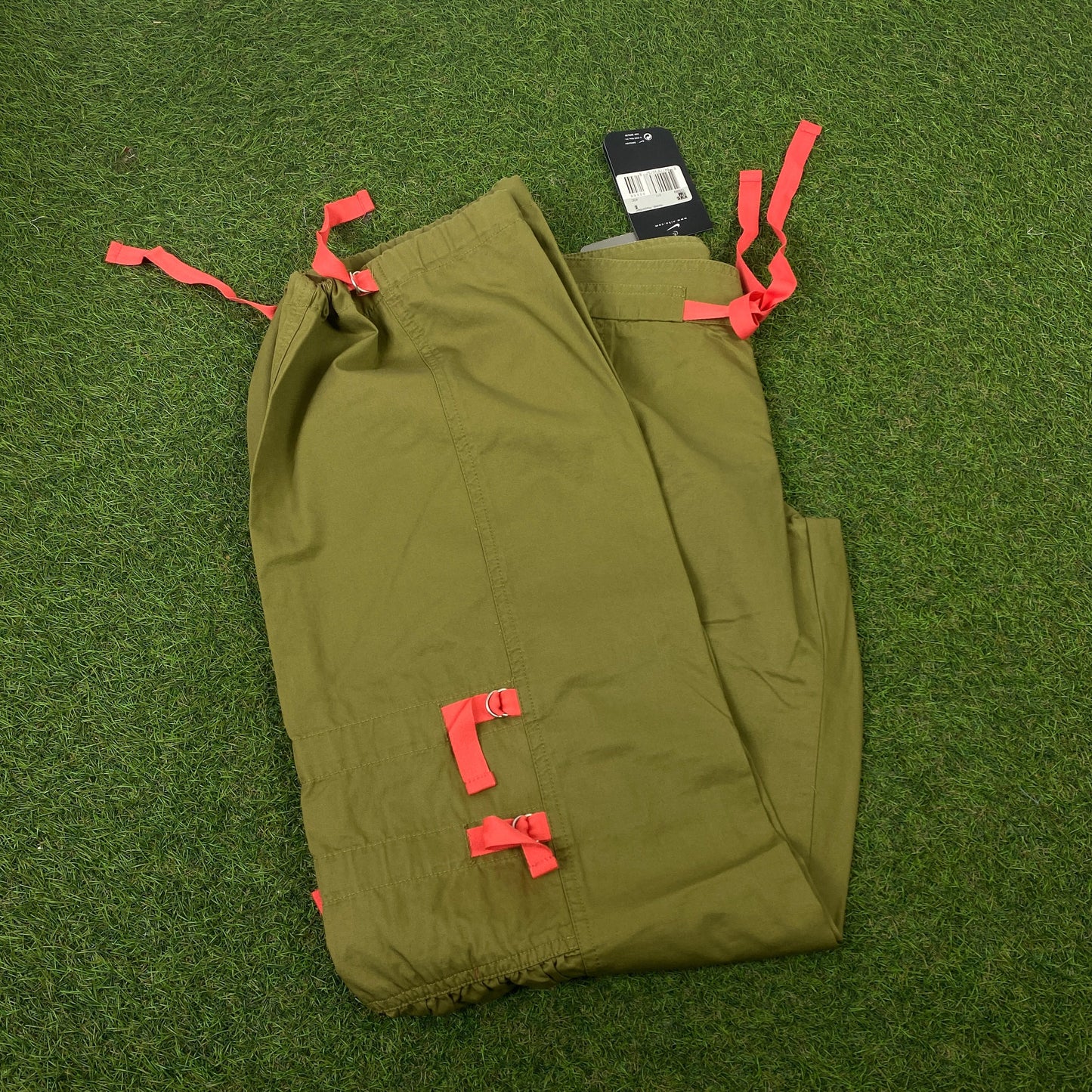 00s Nike Parachute Cargo Joggers Green Large