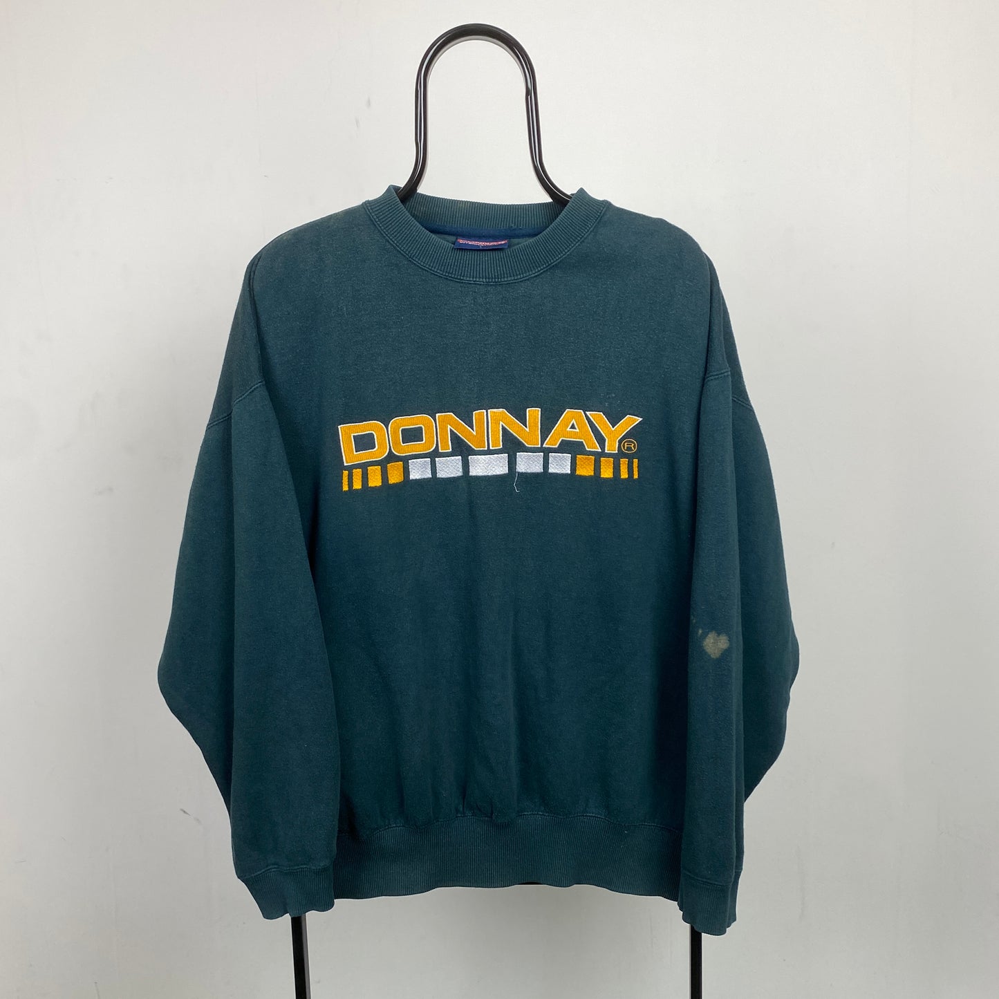 Retro Donnay Sweatshirt Green Large