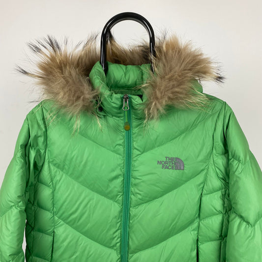 90s The North Face Puffer Jacket Green XS