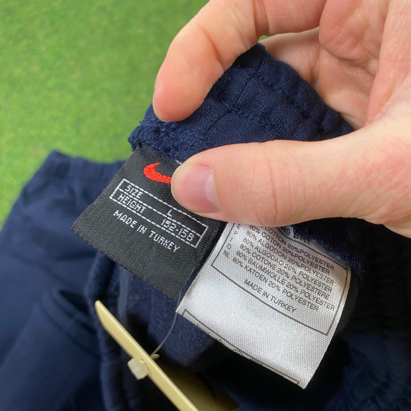 00s Nike Cotton Joggers Blue XS