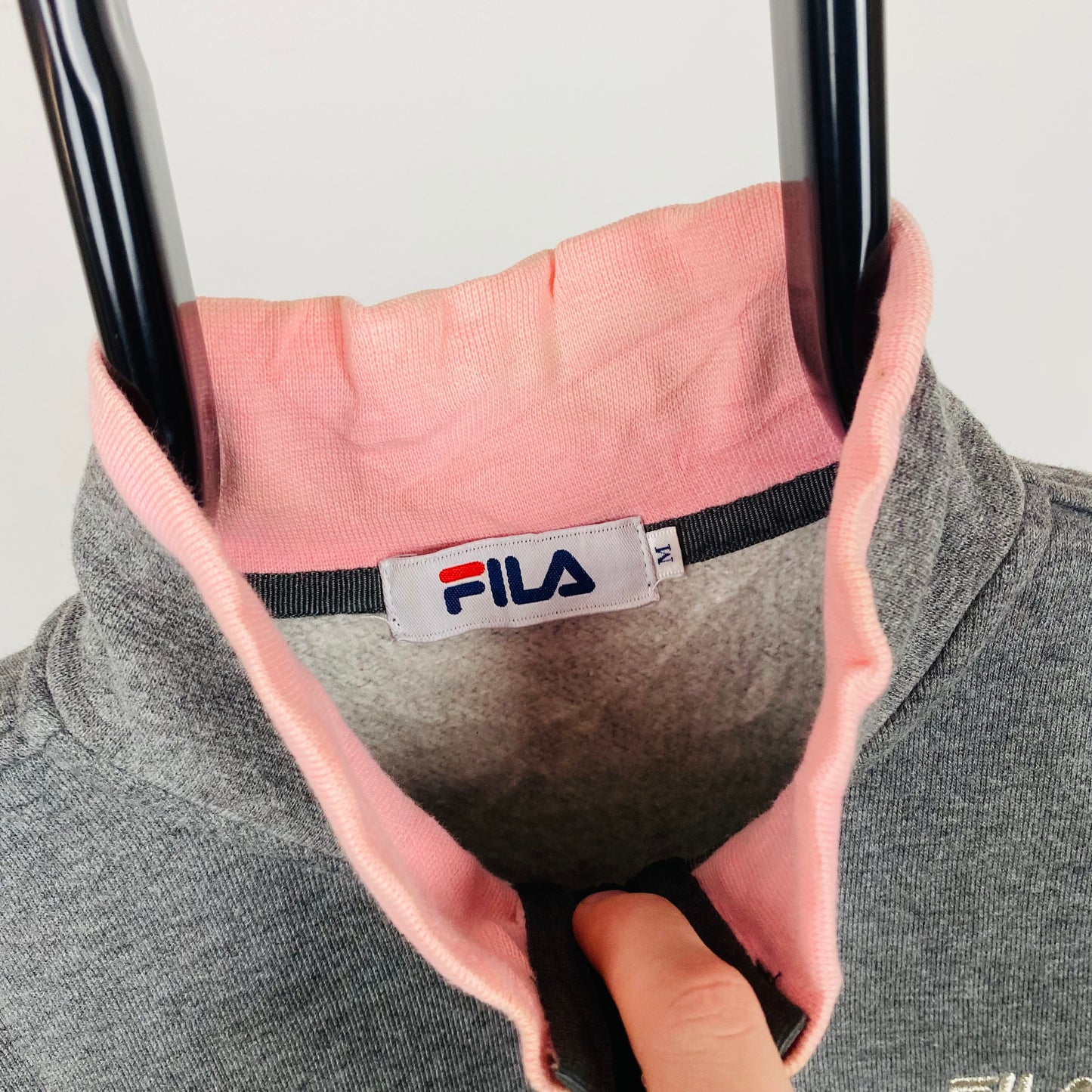 Vintage Fila Sweatshirt Grey XS