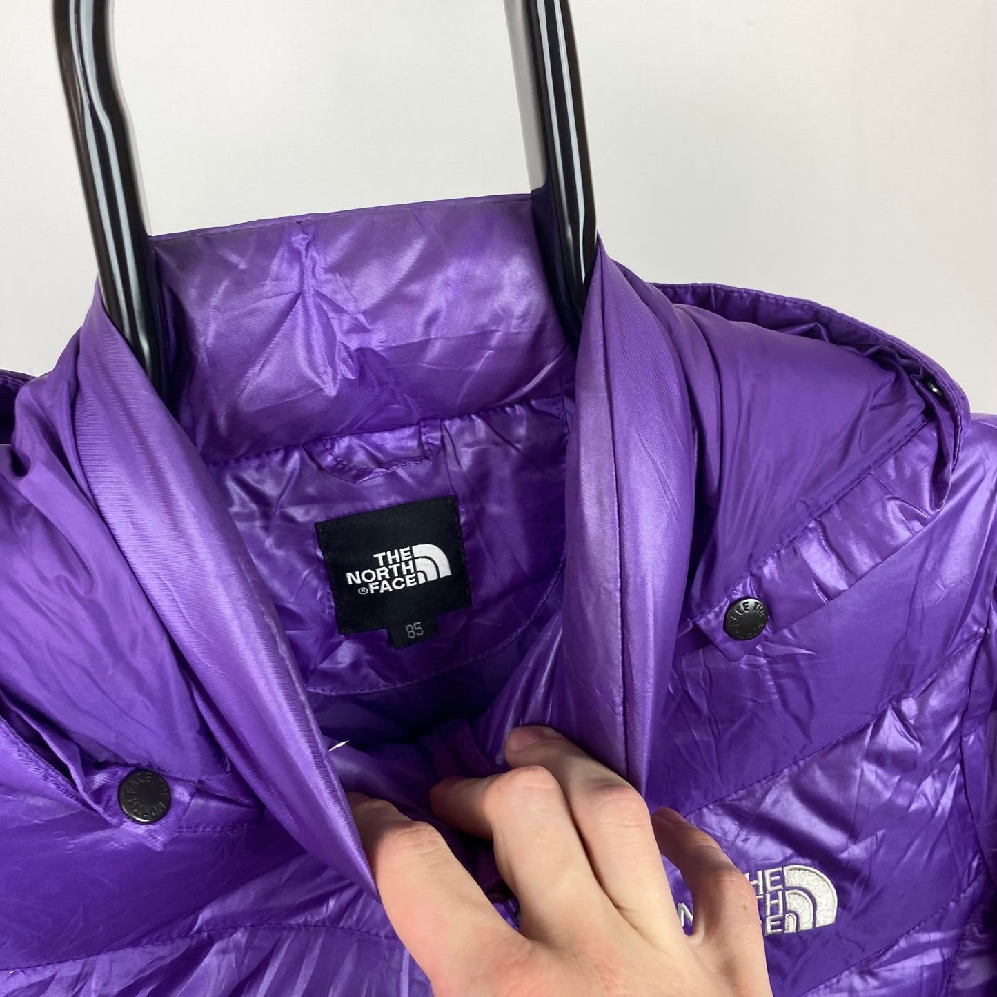 90s The North Face Puffer Jacket Purple XS