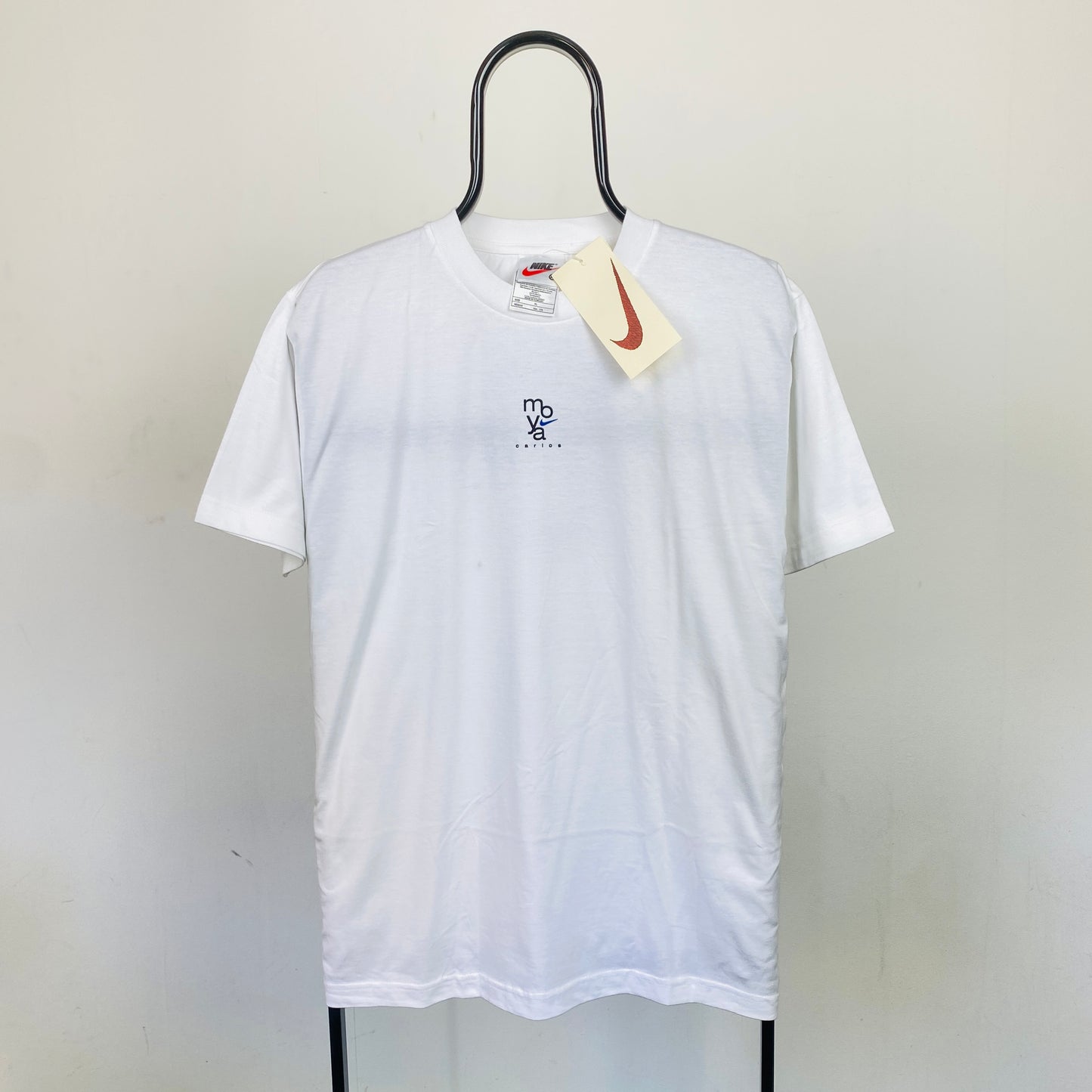 90s Nike Carlos Moya T-Shirt White Small