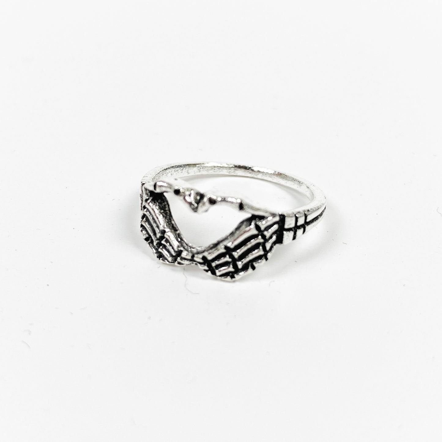 Vintage Heart Ring Silver