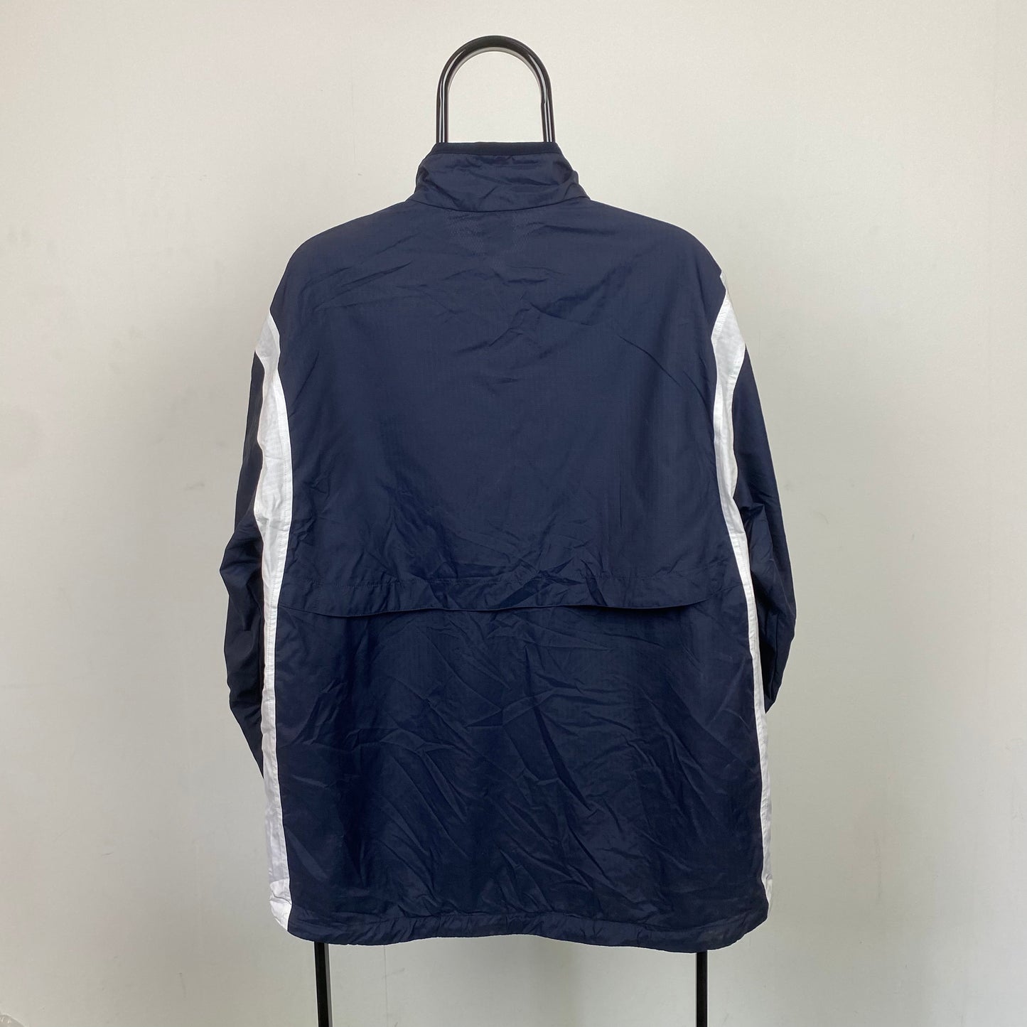 90s Nike Court Windbreaker Jacket Blue Medium