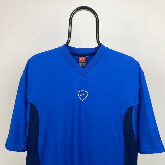 00s Nike T-Shirt Blue Medium