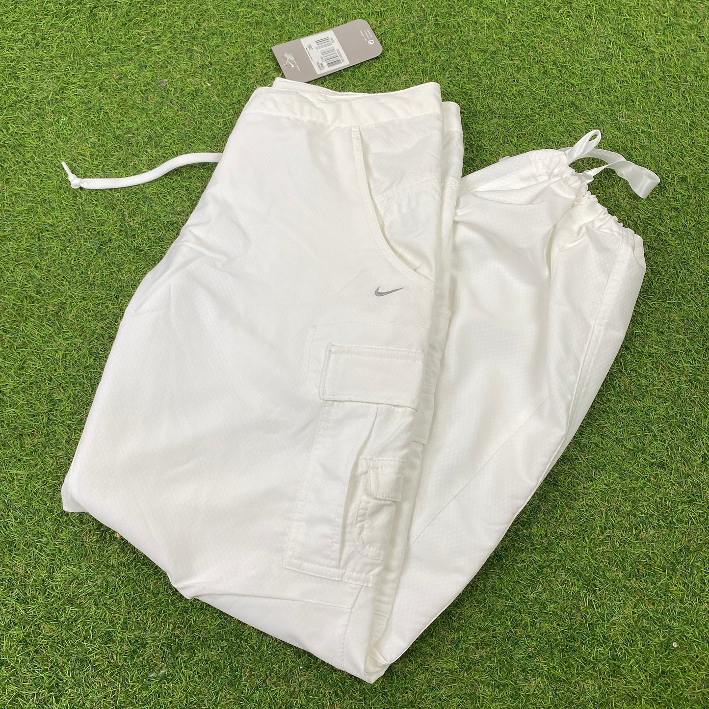 00s Nike Parachute Cargo Joggers White XS
