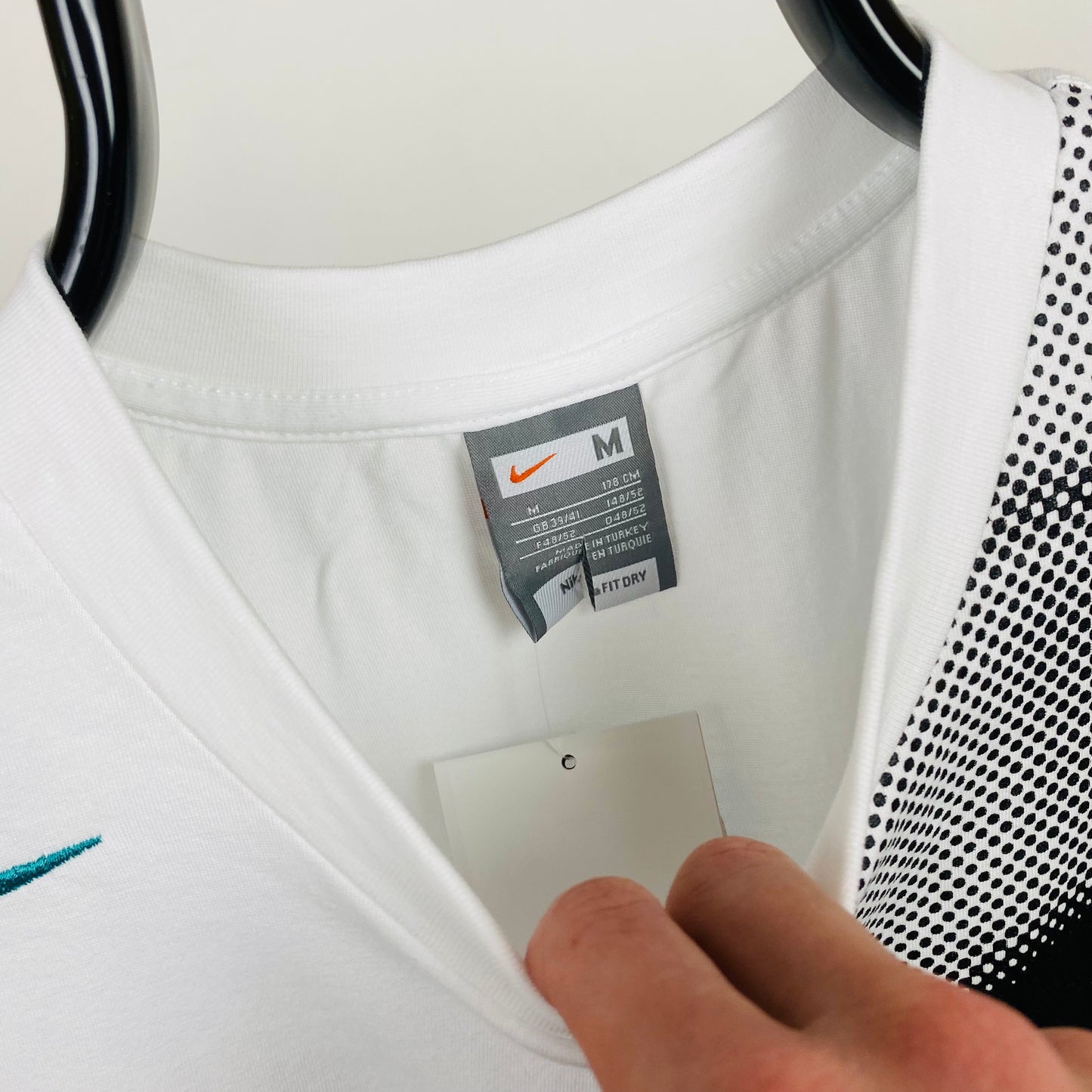00s Nike Rafael Nadal Vest T-Shirt White Medium