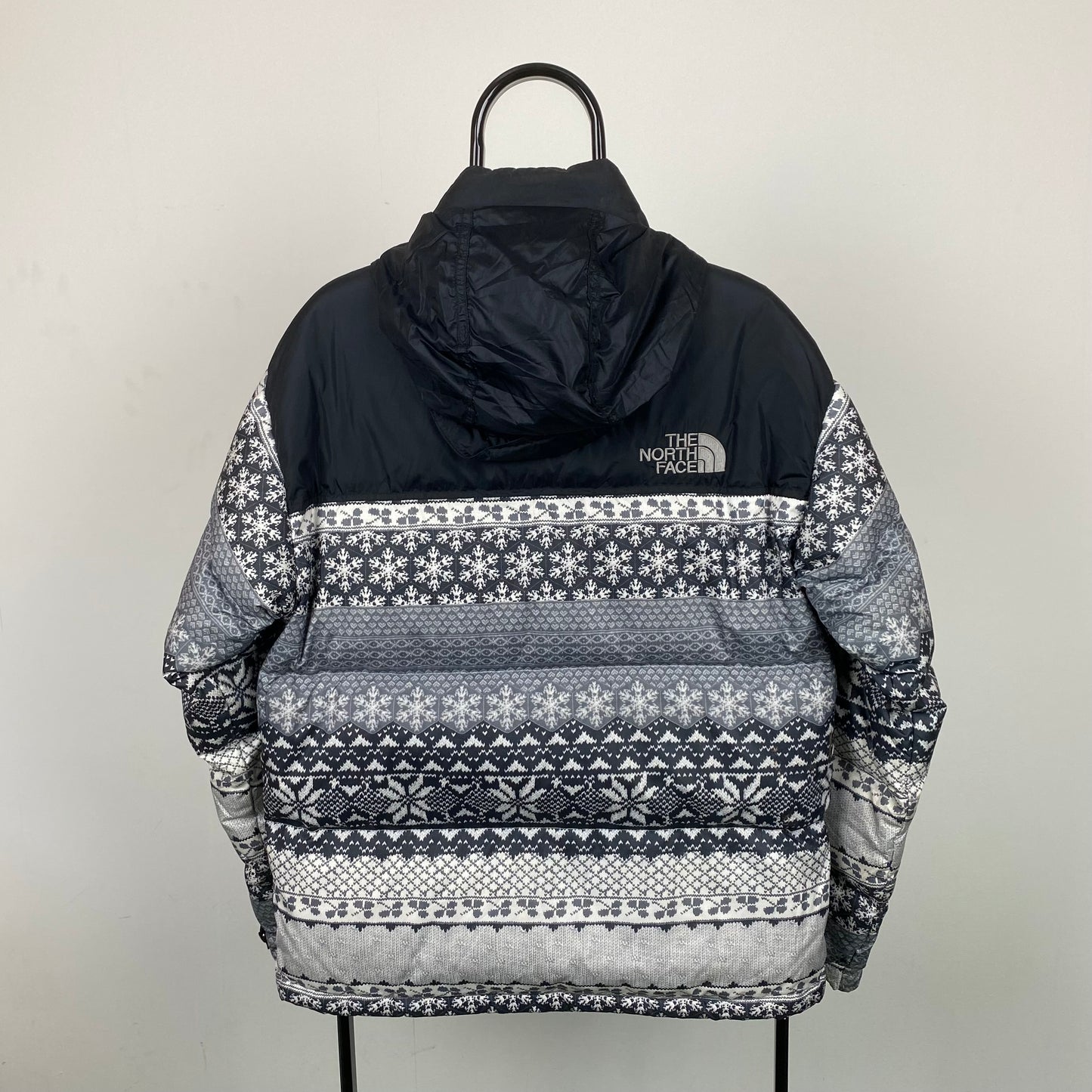 90s The North Face Puffer Jacket Black Small