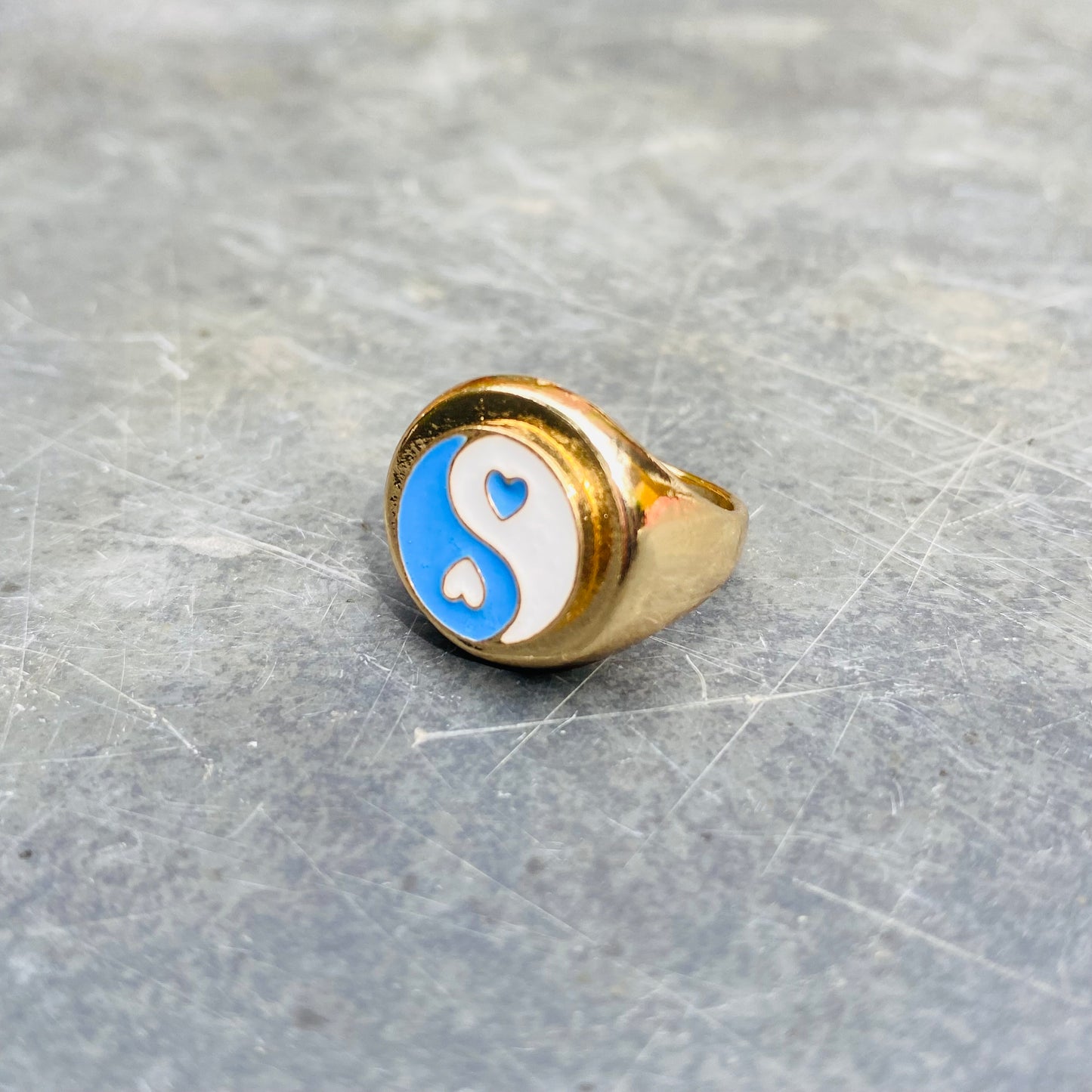 Yin And Yang Ring Gold