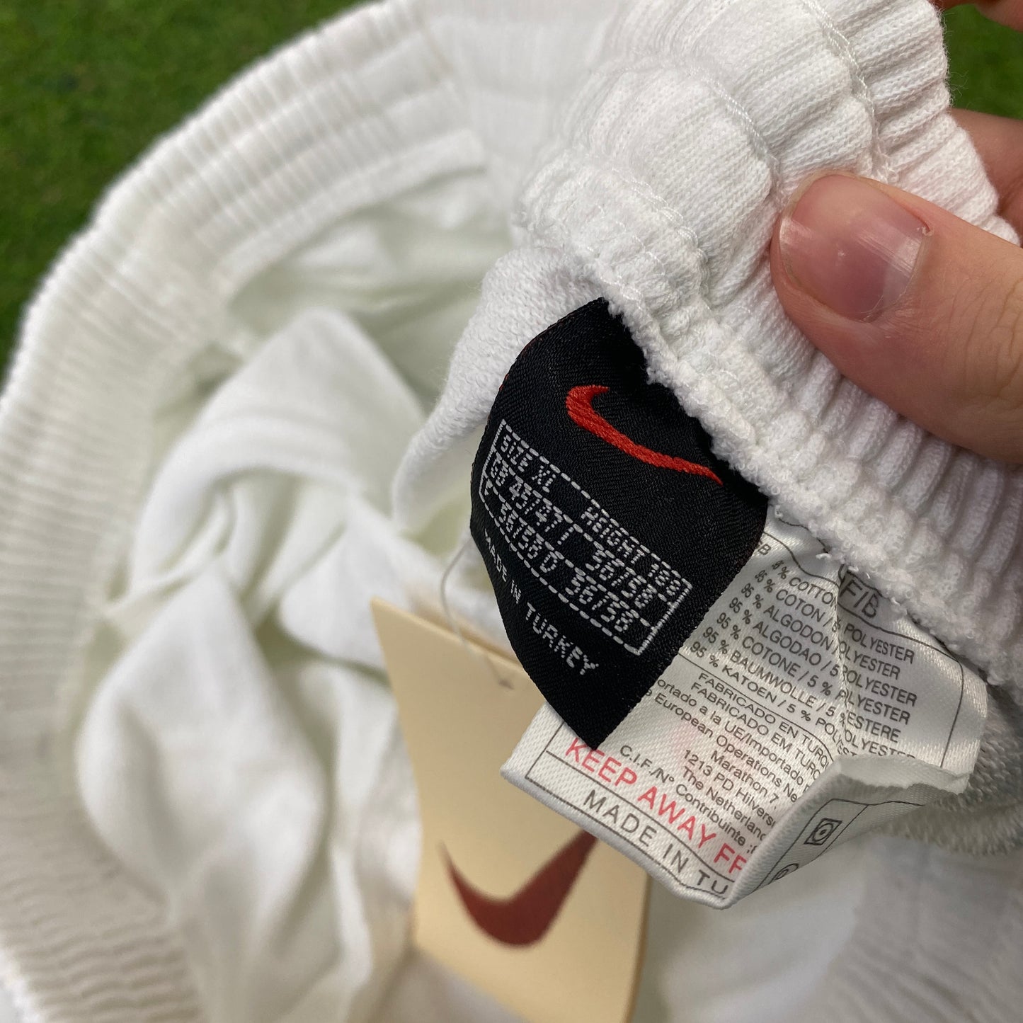 90s Nike Cotton Joggers White XL