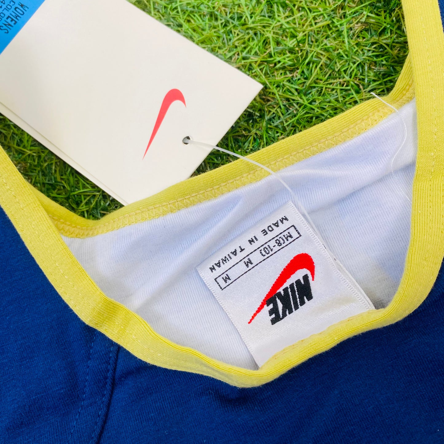 Vintage Nike Sports Bra Blue Medium 8-10
