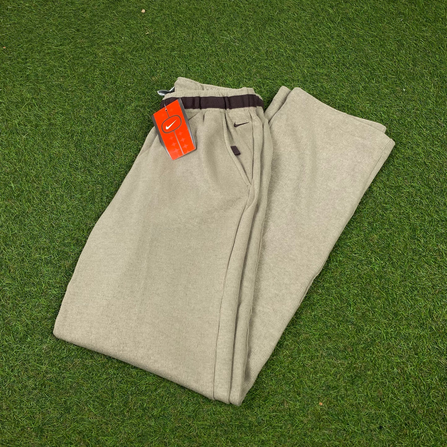 Vintage Nike Cotton Joggers Brown XS