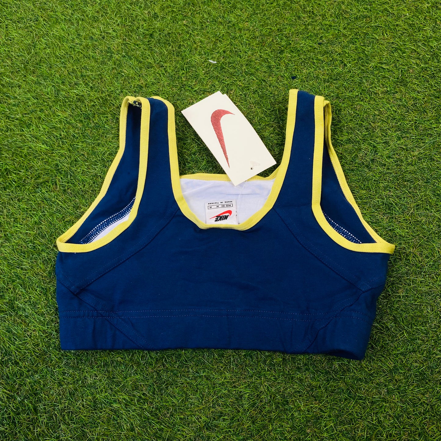 Vintage Nike Sports Bra Blue Medium 8-10