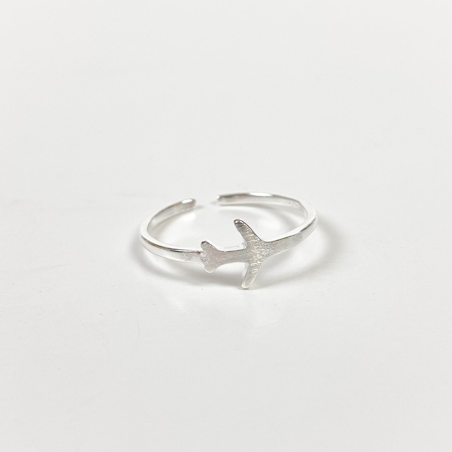 Vintage Adjustable Plane Ring Silver