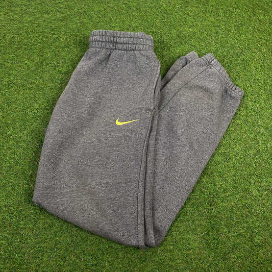 00s Nike Cotton Joggers Grey Small