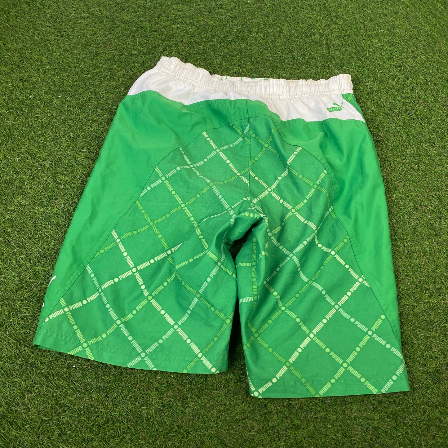 Retro Puma Shorts Green Small