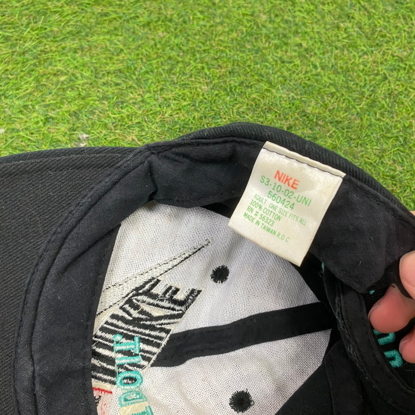 90s Nike Spell Out Hat Blue