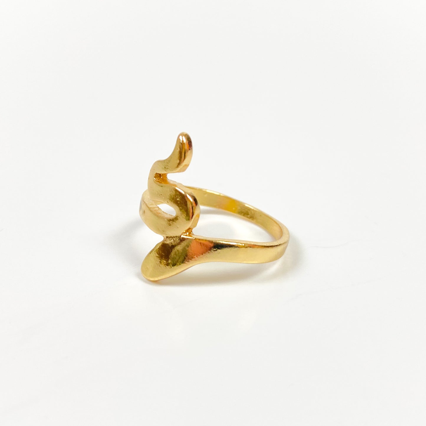 Vintage Snake Ring Gold