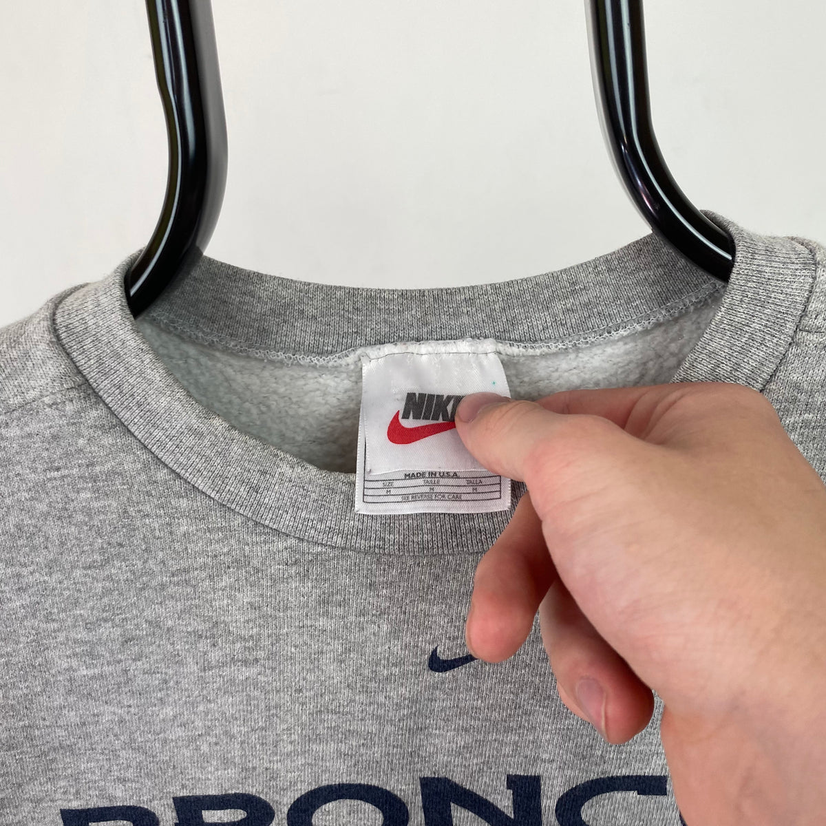 90s Nike Denver Broncos Sweatshirt Grey XS – Clout Closet