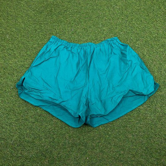 Retro Shorts Green Large