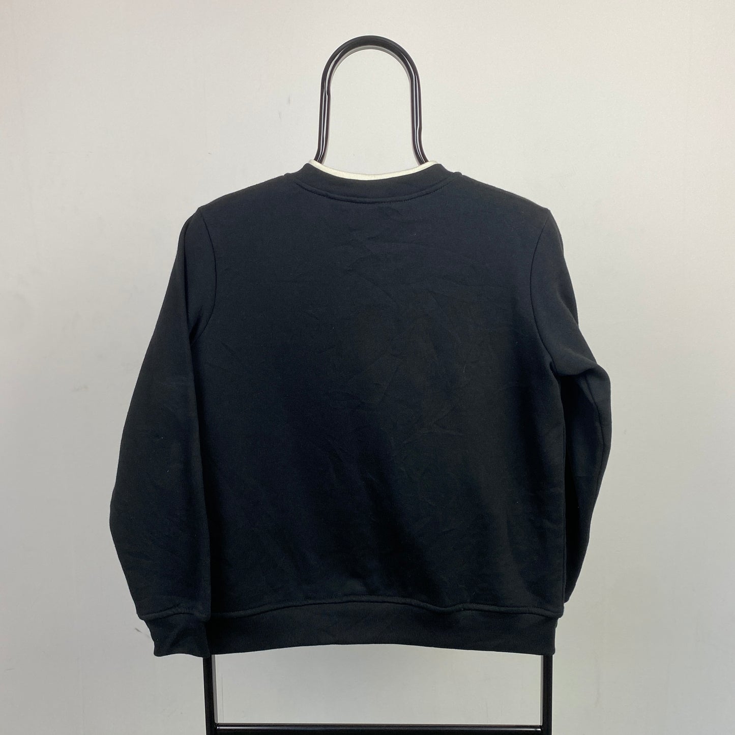 Retro Christmas Sweatshirt Black XS