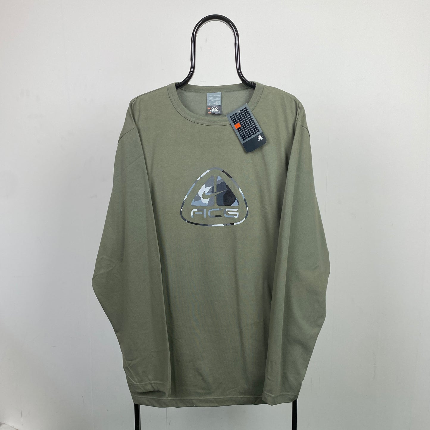 00s Nike ACG Long Sleeve T-Shirt Green XL