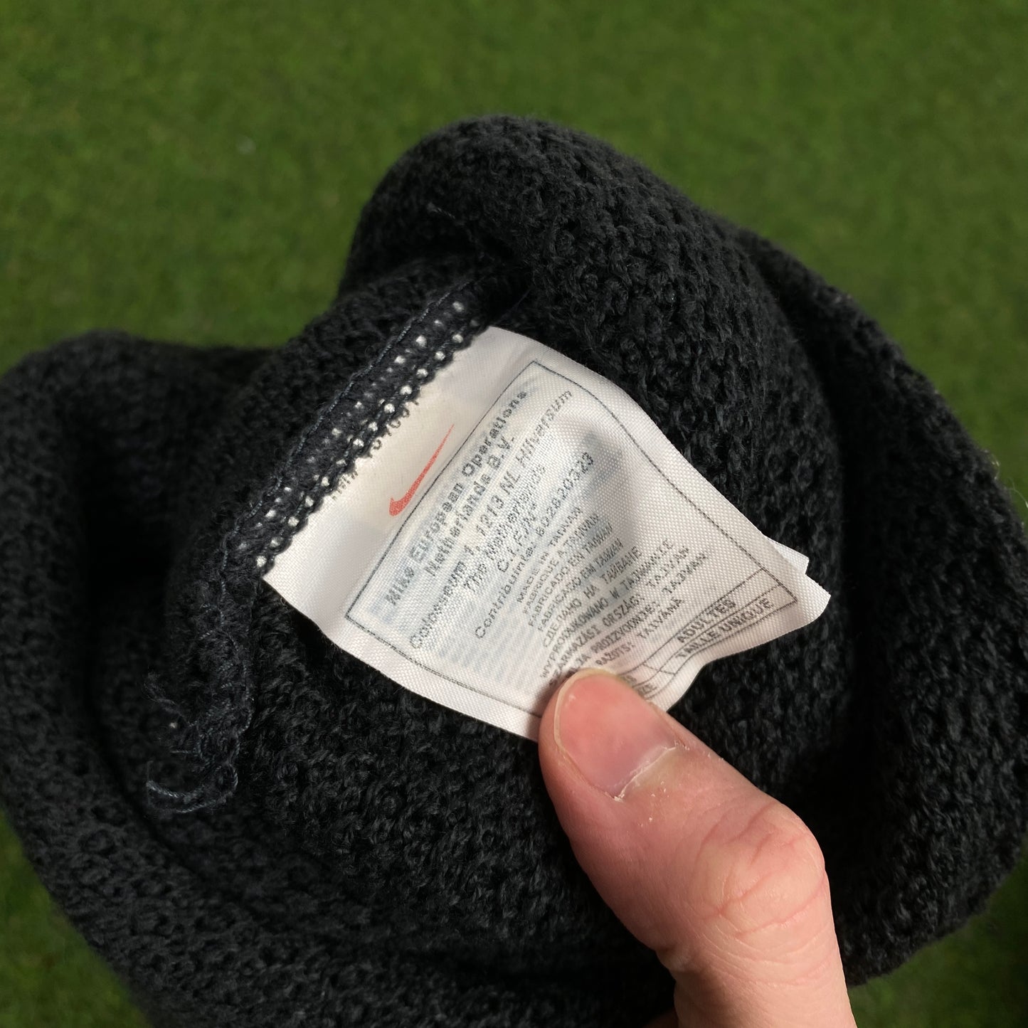 00s Nike Presto Knit Beanie Hat Black