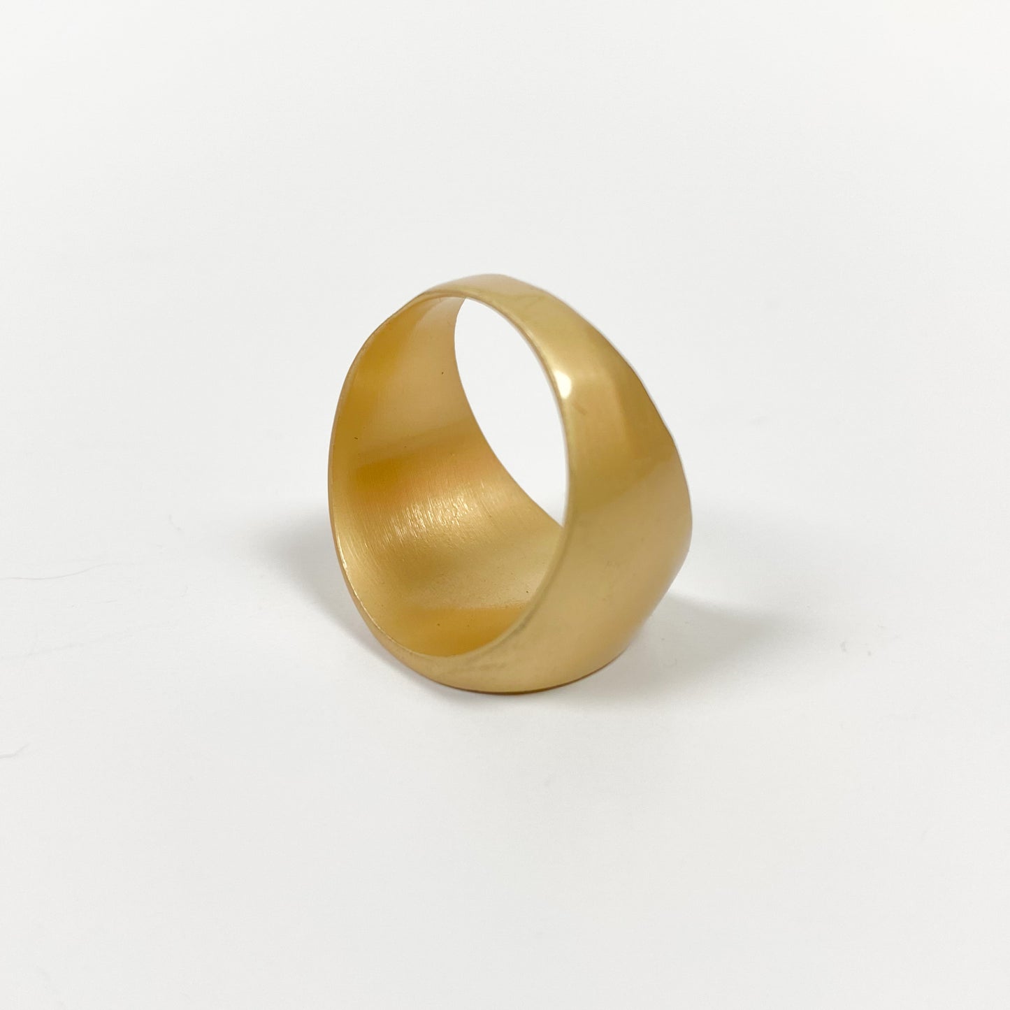 Vintage Heart Signet Ring Gold