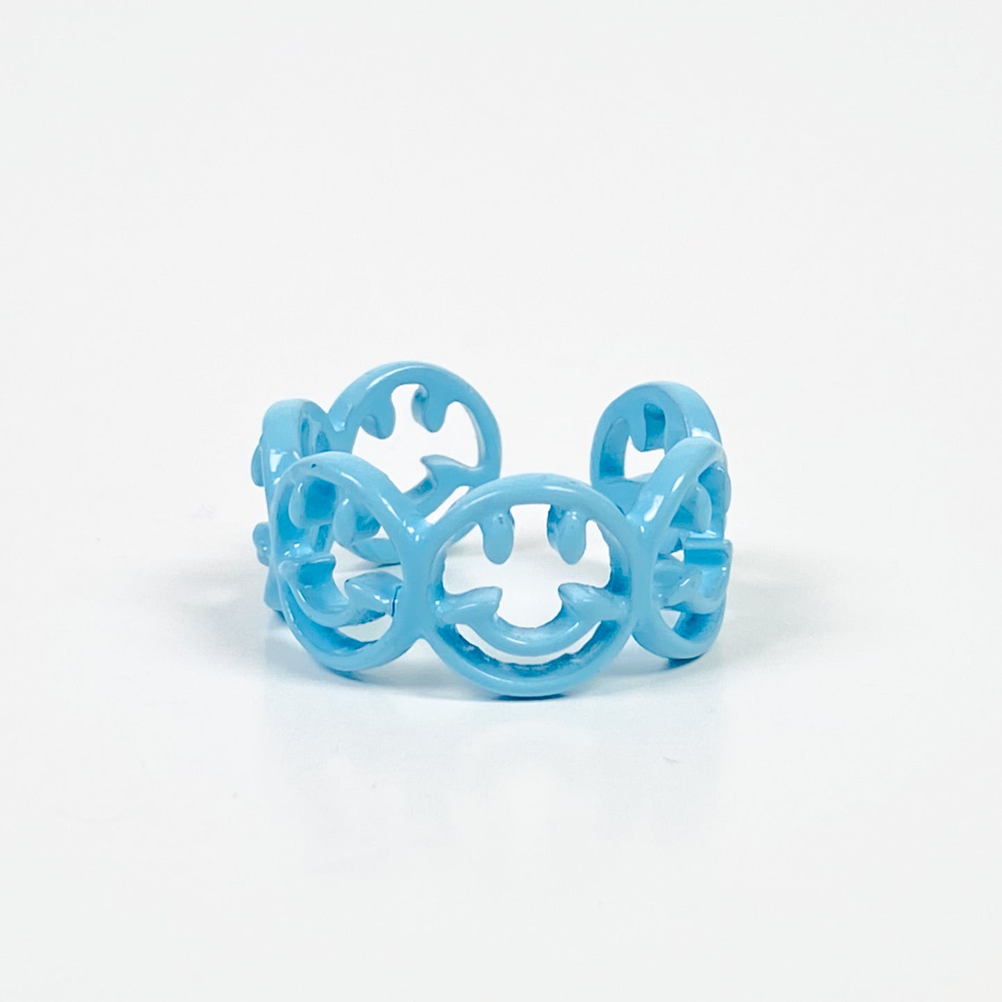 Adjustable Smiley Ring