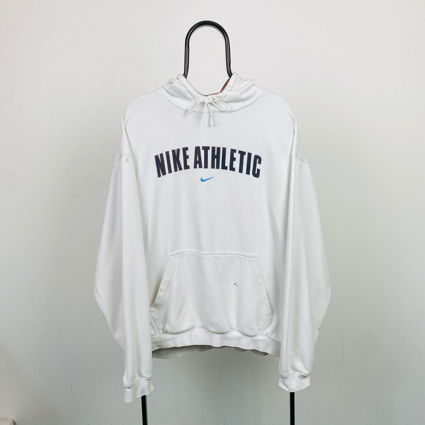 00s Nike Athletic Hoodie White XL