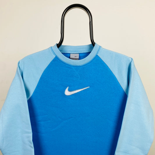 00s Nike Sweatshirt Blue XS