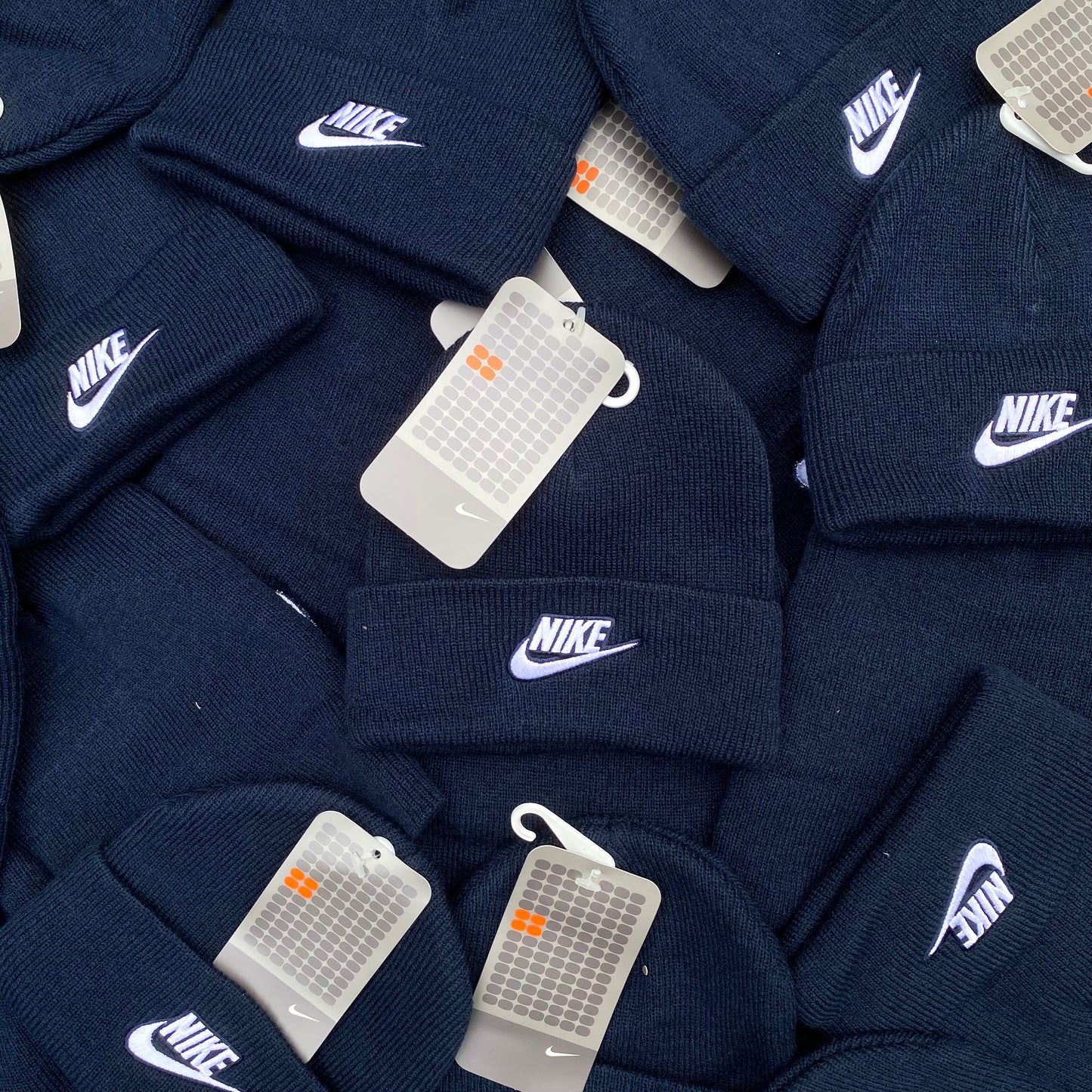 Vintage Nike Beanie Hat Blue