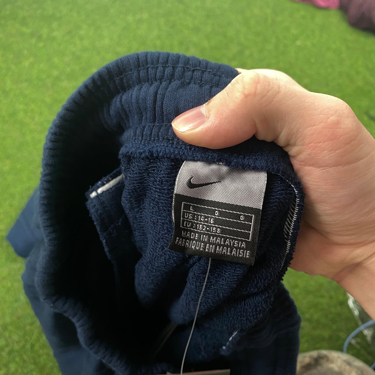 00s Nike Cotton Joggers Blue XS