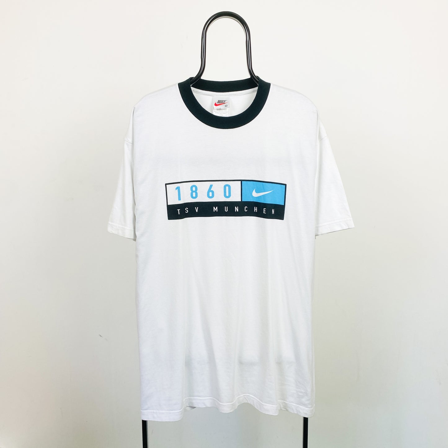 90s Nike 1860 Munchen T-Shirt White XL