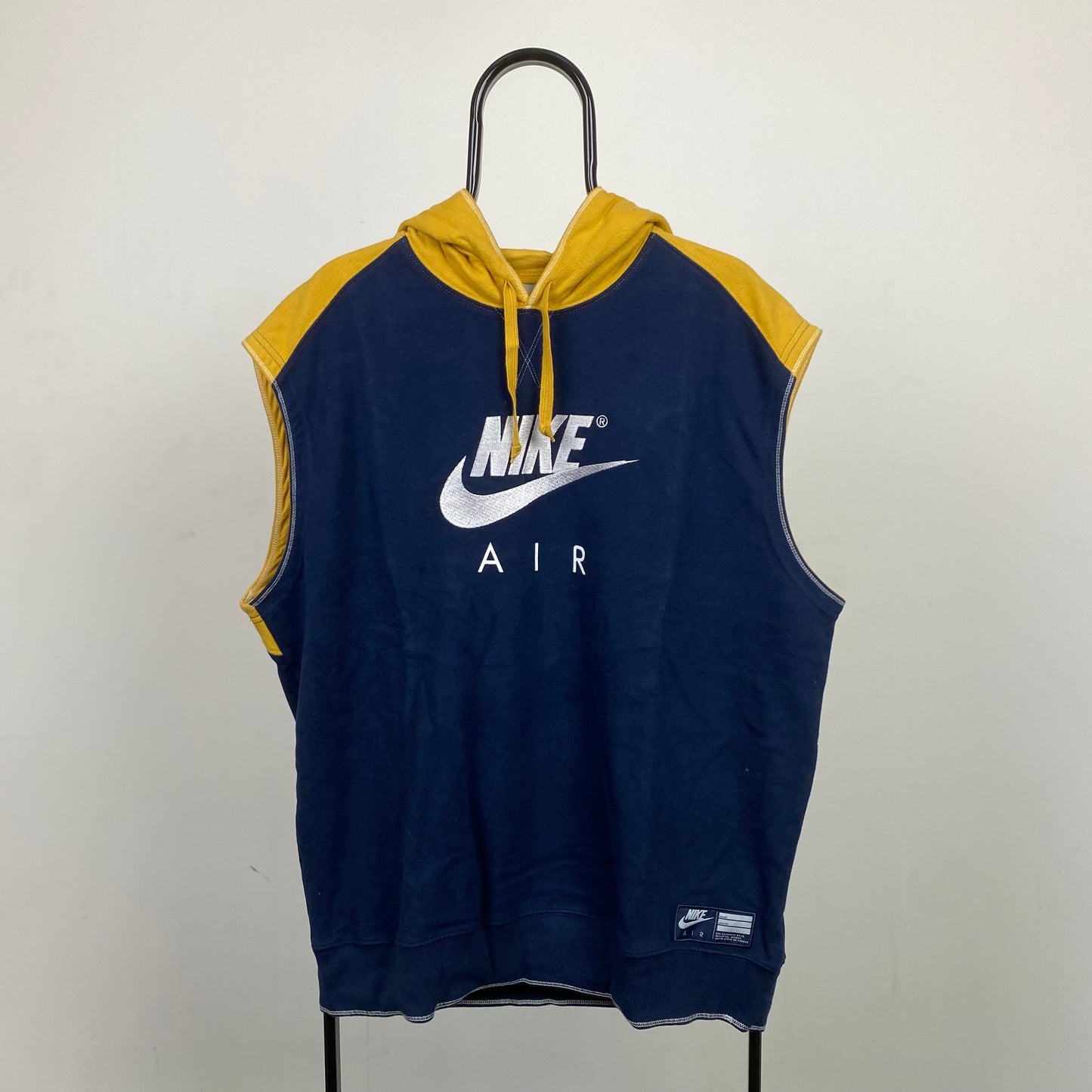 00s Nike Air Fleece Hoodie Blue XL