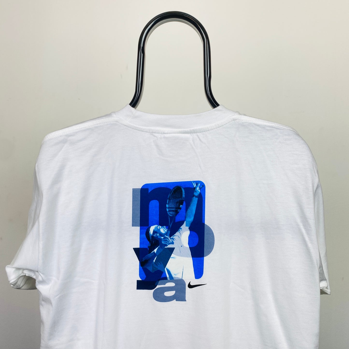 90s Nike Carlos Moya T-Shirt White Small