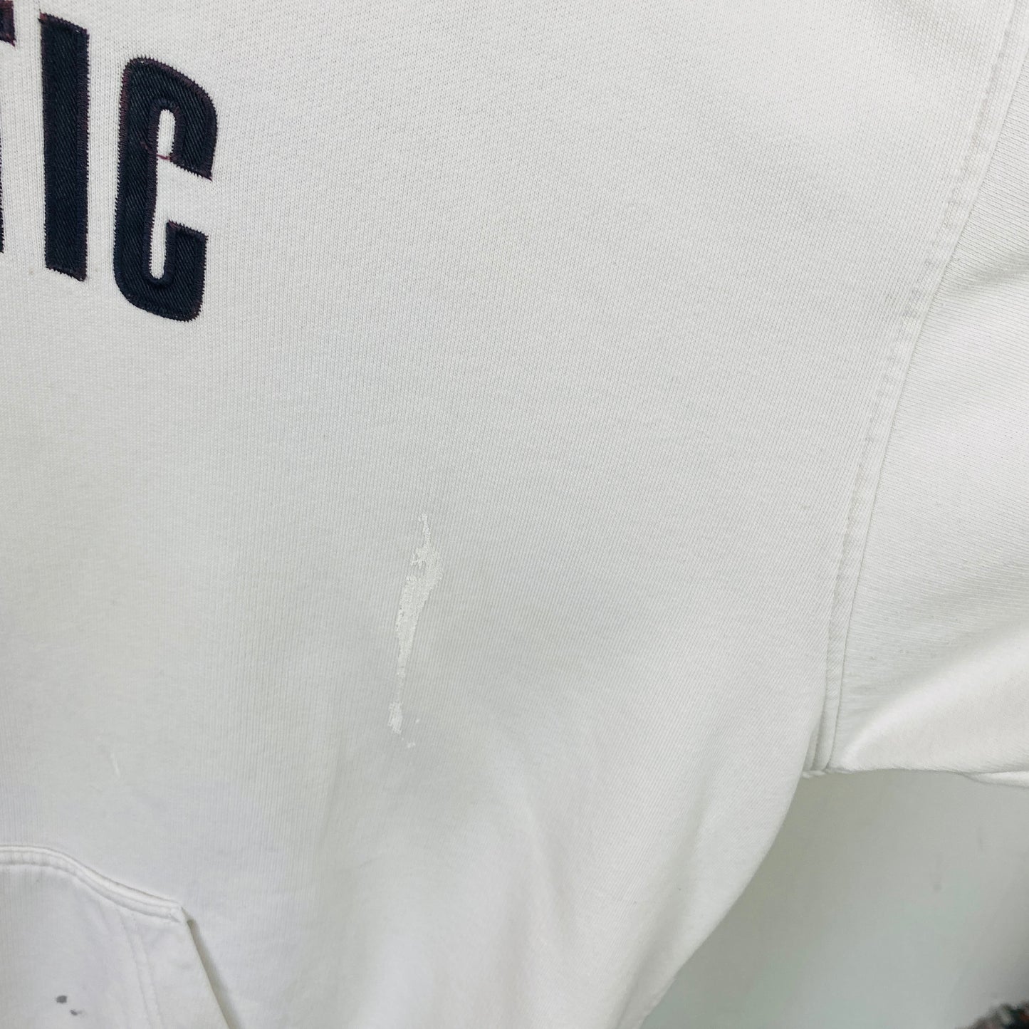 00s Nike Athletic Hoodie White XL