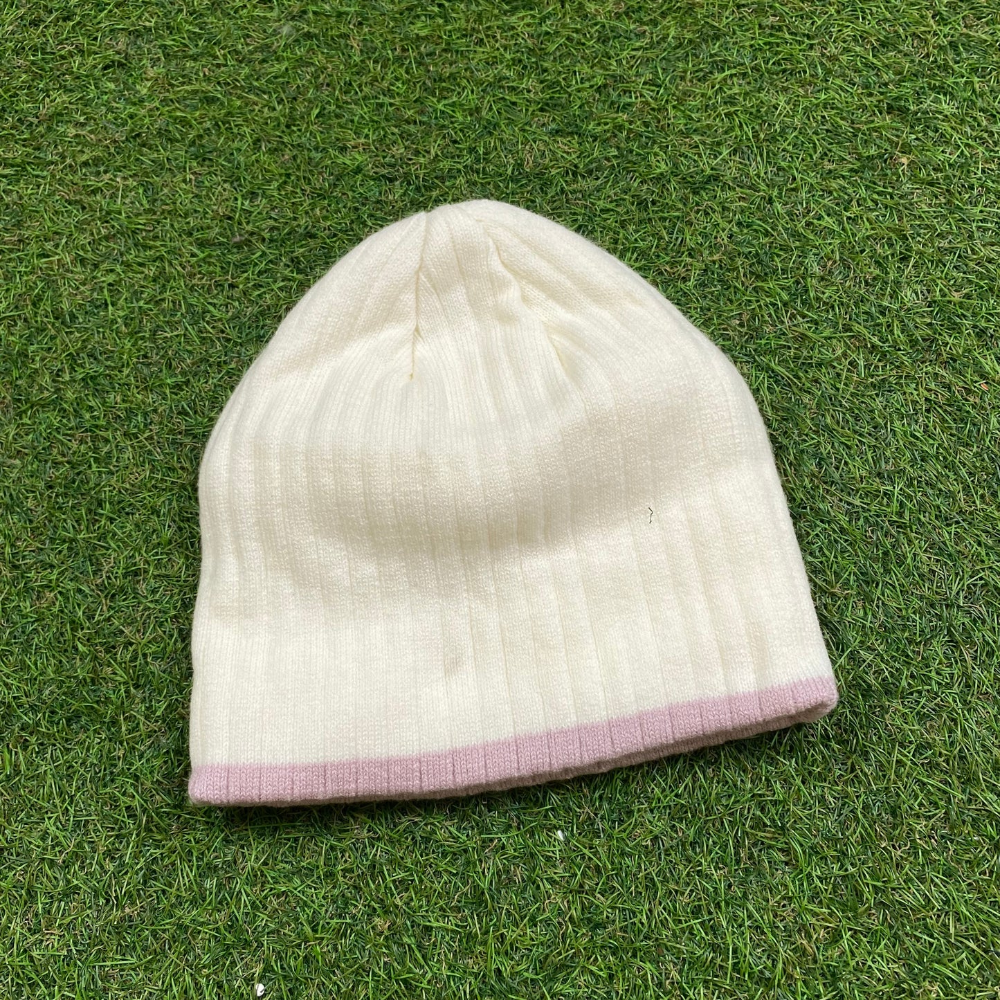 Vintage Nike Beanie Hat Tan Brown