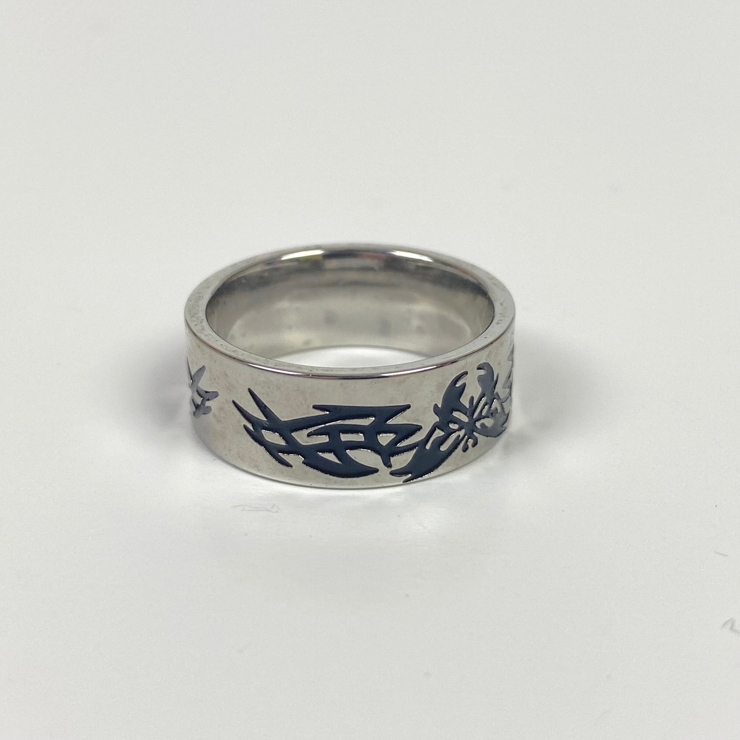 Retro Butterfly Ring Silver